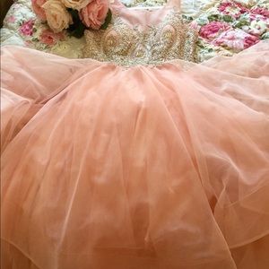 Pink and gold sequin formal dress *PRICE IS FIRM**